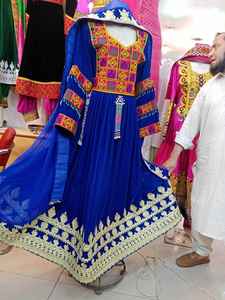 ชุดอัฟกานิสถาน Kuchi ใหม่ของปากีสถานชุดชนเผ่าโดย WS INTERNATIONAL - Product Image 3