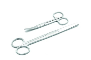 Ciseaux de pansement chirurgicaux en acier inoxydable, instrument de coupe de bandages, ciseaux médicaux droits et courbés à extrémités émoussées et pointues, faible MOQ - Product Image 4