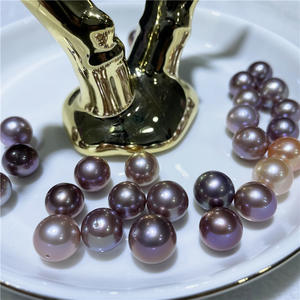 Semir Jewelry 10-12MM Edison Freshwater Pearl <b>Beads</b> Perfect Circle Micro Flaws Mixed <b>Color</b> Loose <b>Bead</b> for DIY Jewelry - Product Image 2