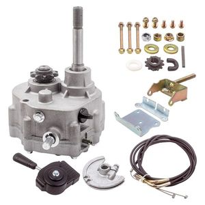 ชุดเกียร์เดินหน้าและถอยหลังสำหรับเครื่องยนต์ 4 จังหวะ 2 แรงม้า และ 14 แรงม้า พร้อมเฟือง 10 ฟัน และ 12 ฟัน สำหรับรถโกคาร์ท - Product Image 1