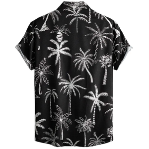 Men's Casual Floral Hawaiian <b>Shirt</b> Summer Beach Vacation Style Cool Hawaiian Couple Design Short Loose <b>Half</b> Sleeve - Product Image 6