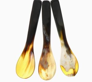 Handcrafted Buffalo Horn Cutlery Set with Integrated Horn Handle Mirror Polish (68 Inches) Eco-Friendly for Dining & Serving - Product Image 3
