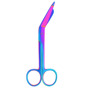 Ciseaux à pansements Lister de qualité supérieure, à pointe acérée/arrondie, pour les secours médicaux et les trousses d'urgence, pour la vente en gros. - Product Image 1