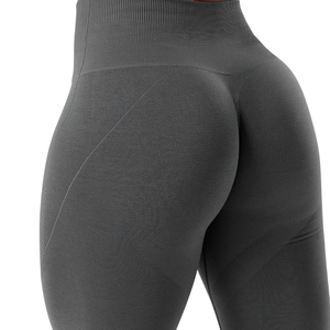 Leggings Deportivos de Cintura Alta sin Costuras para Mujer, Ajuste Ceñido, para Gimnasio, Yoga, Compresión Elástica, Ropa Deportiva - Product Image 5