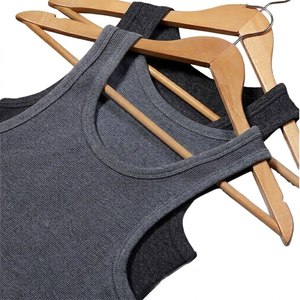 Débardeur sans manches pour homme, couleur unie, respirant, confortable, en coton, pour l'été, la gym, l'entraînement sportif, vente en gros - Product Image 1