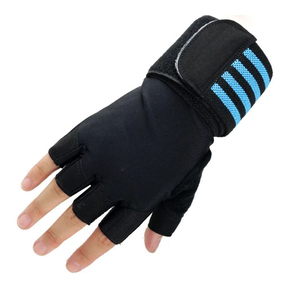 Gants de musculation de qualité supérieure pour la salle de sport, vente en gros, directement de l'usine, avec grip pour la paume et support pour le poignet, logo personnalisé - Product Image 1