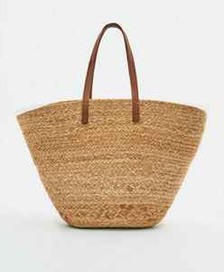 Simple, flat tan <b>leather</b> <b>ladies</b> purse, a clean, structured rectangular tote <b>bag</b>, available at wholesale prices now. - Product Image 6