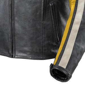 2026 Leather Motorbike Racing Jacket With Top Stitching Leather Material Motorbike Winter Jackets And Best Quality OEM Available - Product Image 6