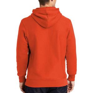 Sudaderas con Capucha Extra Grandes Bordadas Personalizadas al por Mayor, Ropa de Hombre de Alta Calidad, Sudadera de Algodón Color Naranja, Informal de Invierno - Product Image 3