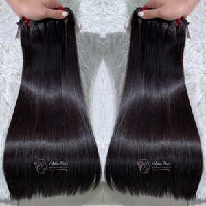 Offre Spéciale Cheveux Bruts Vietnamiens Moins Cher Miroir Os Droite Extensions De Cheveux Lisse Frontale Perruque Cuticule Cheveux Alignés Prêt À Expédier - Product Image 1