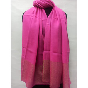Presenting New Exclusive Collection of Premium Fine <b>Wool</b> Zari Pallah Stoles 70x200 CMS Elegant Soft Warm Stylish Winter Wear - Product Image 1