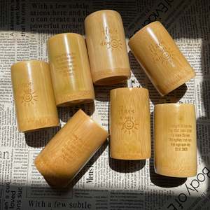 ECO2GO VIETNAM Natural Bamboo <b>Cups</b> Eco-Friendly Reusable Food Grade Classic Large Capacity Drinkware Custom Logo Coffee Tea - Product Image 5