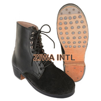 WW2 Officier Allemand m43 low boots cuir noir original