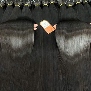 Prêt à Expédier 10-20 ''Meilleure Qualité Cuticules Brutes Alignées Paquets de Cheveux Vietnamiens Vierges Vendeurs Os de Cheveux Humains Raides - Product Image 6