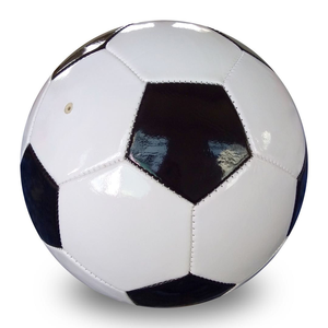 ลูกฟุตบอลแบบกำหนดเอง สีขาวแดง ดีไซน์แผ่นสี สำหรับฝึกซ้อมและแข่งขัน ทนทาน ผลิตจากวัสดุ PU ขนาดมาตรฐานระดับมืออาชีพ - Product Image 4