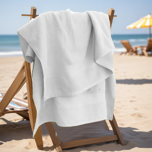 Sábanas de Baño Grandes de Lujo, 100% Algodón Egipcio Premium, 90x150 cm, 550 GSM |   Orgánico, Ecológico, Sin Torsión |   Color Sólido - Product Image 4