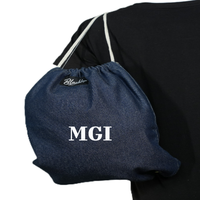 Sac de sport pour homme personnalisé avec logo, recyclable, réutilisable, en toile de coton biologique, sac à dos à cordon, imperméable, sac à cordon de sport