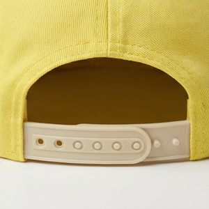 Gorra de Béisbol con Visera Plana Amarilla, Gorra Informal para Mujer, Diseño de Ajuste Relajado, Estética Informal, Universal para Hombre, Adaptable, de Algodón - Product Image 6