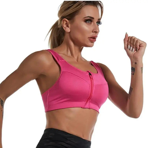 Sujetador Deportivo Corto para Mujer, Top Deportivo para Gimnasio y Running, Soporte Medio, Transpirable, Spandex/Nylon, Tirantes Ajustables, Lencería - Product Image 3