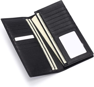 Portefeuille long léger pour homme en cuir véritable, design personnalisé, fabrication en usine, haute qualité, prix de gros professionnel, vente en gros - Product Image 2