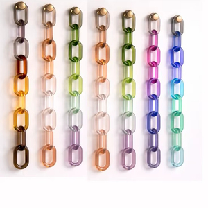 Décor mural en chaîne de bois moderne personnalisé, fait main, design Art Déco, ornement suspendu pour la maison, prêt pour un mariage - Product Image 1