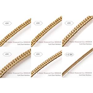 Cadena de Oro Au750, Collar de Cadena Kihei, Unisex, Oro Amarillo Sólido de 18 Quilates, Joyería de Alta Calidad, Cadena de Eslabones Clásica para Hombre y Mujer - Product Image 6