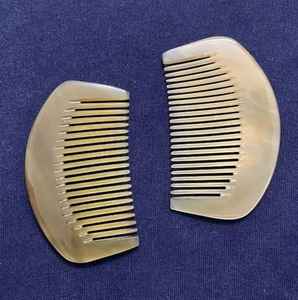 Peigne à cheveux élégant en corne naturelle, vintage, pour salon de mariée, écologique, durable, de haute qualité, fait main, imperméable, personnalisable, le meilleur - Product Image 3