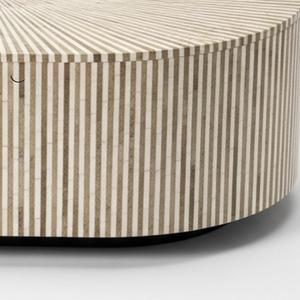 Mesa con Incrustaciones de Hueso de ILAHI, Diseño Moderno con Detalles de Ágata, Almacenamiento Portátil, Muebles para el Hogar - Product Image 5