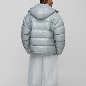 Chaqueta de Invierno para Hombre, Diseño Único, Lavable, Acolchada, con Capucha y Logotipo Frontal, Ligera, Transpirable, de Poliéster - Product Image 3
