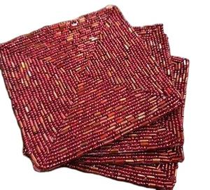 รถไฟเหาะทรงสี่เหลี่ยมสีแดงทำมือ4ชุดพร้อมการออกแบบแฟนซีที่ทันสมัยโดยบริษัท hiba - Product Image 1