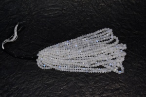 Cuentas facetadas de piedra lunar arcoíris - Para la elaboración de joyas - Product Image 3