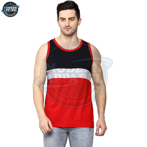 Débardeurs homme personnalisés à prix avantageux, coupe musclée, unis, sans manches, pour entraînement, 100% coton. - Product Image 2