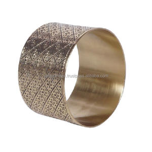 Meilleur support de qualité pour les fêtes porte-serviette rond en aluminium personnalisé pour les hôtels de décoration de table de fête et de mariage - Product Image 3