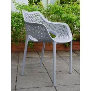 Modern Durable Breathable Molded PP Plastic Boat-Shaped Portable <b>Chair</b> for Cafes Restaurants Outdoor Use Carpet Surface TM06 - Product Image 5