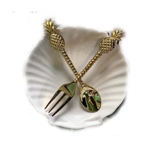 Ensemble de couteaux et cuillère fourchette couverts en acier inoxydable à poignée moderne design complet en acier inoxydable plaqué argent avec logo personnalisé - Product Image 3