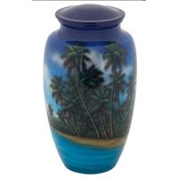 Urne funéraire personnalisable en métal pour adultes avec motif oiseau et fleur, fournitures funéraires, récipient à cendres, urne commémorative de table