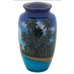 Urne funéraire personnalisable en métal pour adultes avec motif oiseau et fleur, fournitures funéraires, récipient à cendres, urne commémorative de table - Product Image 6