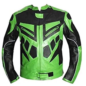 เสื้อแจ็คเก็ตหนังสำหรับขี่มอเตอร์ไซค์ระดับพรีเมียม พร้อมแผ่นป้องกัน CE กันน้ำ กันลม ไซส์ใหญ่ สำหรับฤดูหนาว เหมาะสำหรับผู้ชายและผู้หญิง - Product Image 1