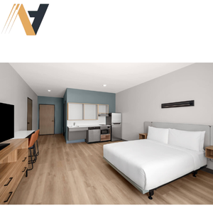 Ensemble de chambre à coucher King Queen de qualité supérieure StudioRes Marriott Hospitality, design moderne, résistant à l'eau, solution économique - Product Image 3