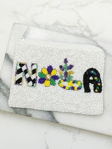 Custom Beaded Mini Coin Bag Fashionable Handcrafted Clutch <b>Purse</b> At <b>Cheap</b> Price - Product Image 3