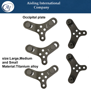 Placas Ocípicas y Cervicales de Titanio, Tamaños 31mm/37mm/45mm, Instrumentos Quirúrgicos de Columna Vertebral Reutilizables Manuales - Product Image 2