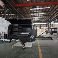 Plateau et auvent en aluminium pour cabine simple/double/supplémentaire avec boîte à outils pour pick-up adapté à Hilux, Ranger, Dmax