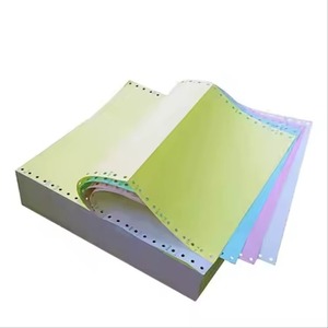 Copie d'facture CB CFB CF Carbonisée 9,5*11 pouces Fabricant de papier autocopiant NCR grand format en continu A4 500 feuilles - Product Image 6