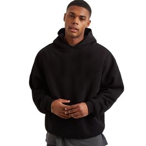 Sudadera con Capucha Premium para Hombre, Tejido Grueso 100% Algodón, con Logotipo Personalizado, Bolsillo, Estilo Pullover, para Gimnasio, Deportes, Entrenamiento, Uso Casual, OEM - Product Image 1