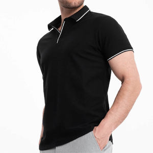 Polo classique pour homme en coton tricoté 100 %, style décontracté et professionnel, respirant et imprimé numériquement – Vente en gros - Product Image 5