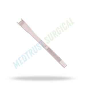 Osteotome Cinelli à lame protégée 16 cm, instrument chirurgical orthopédique ORL, outil de coupe osseuse pour rhinoplastie - Product Image 4