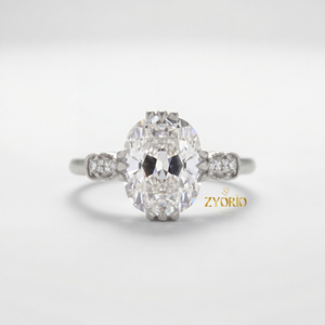 Anillo de Plata 925 con Diamante Cultivado en Laboratorio de Corte Cojín de 2.5 CT, Joyería Moderna y Minimalista, Hermoso Anillo de Compromiso para Boda o Fiesta - Product Image 5