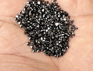 5 Piedras Calibradas Redondas Brillantes de Diamante Negro Natural AAA (0.80–3.00 mm) - Product Image 4