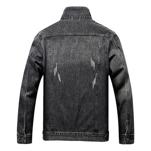 Nouvelle veste en jean décontractée de style vintage, vente en gros d'usine, respirante, antibactérienne, écologique, manches longues, 100% coton pour hommes - Product Image 2