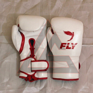 Gants de boxe de luxe de qualité supérieure, personnalisés, en cuir de vachette durable, super confortables, à lacets. - Product Image 5